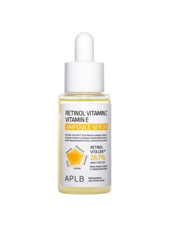 APLB Retinol Vitamin C Vitamin E Ampoule Serum