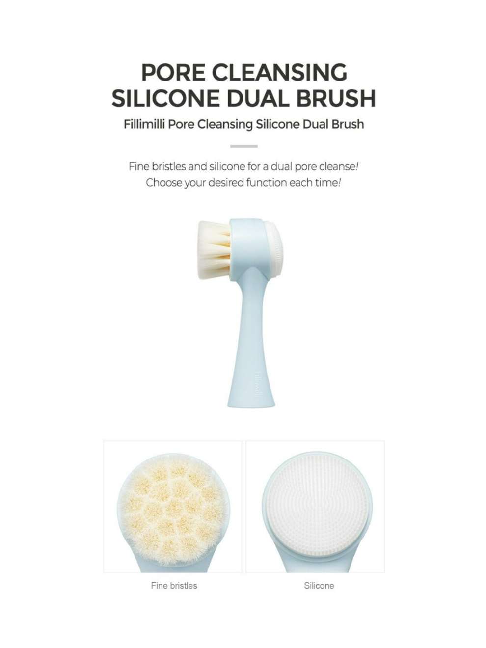 Fillimilli Pore Cleansing Dual Brush