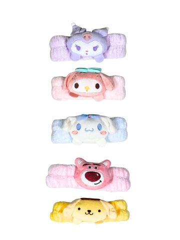 Plush Spa Headband with Sanrio Characters