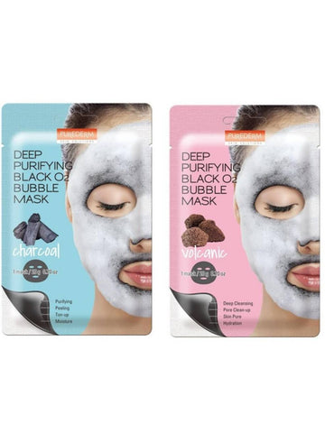 Purederm Deep Purifying Black O2 Bubble Mask