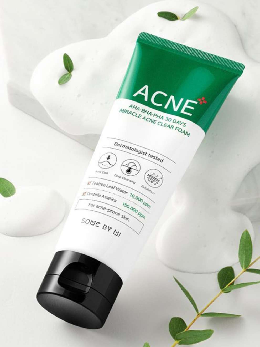 SOME BY MI AHA,BHA,PHA 30 Days Miracle Acne Clear Foam