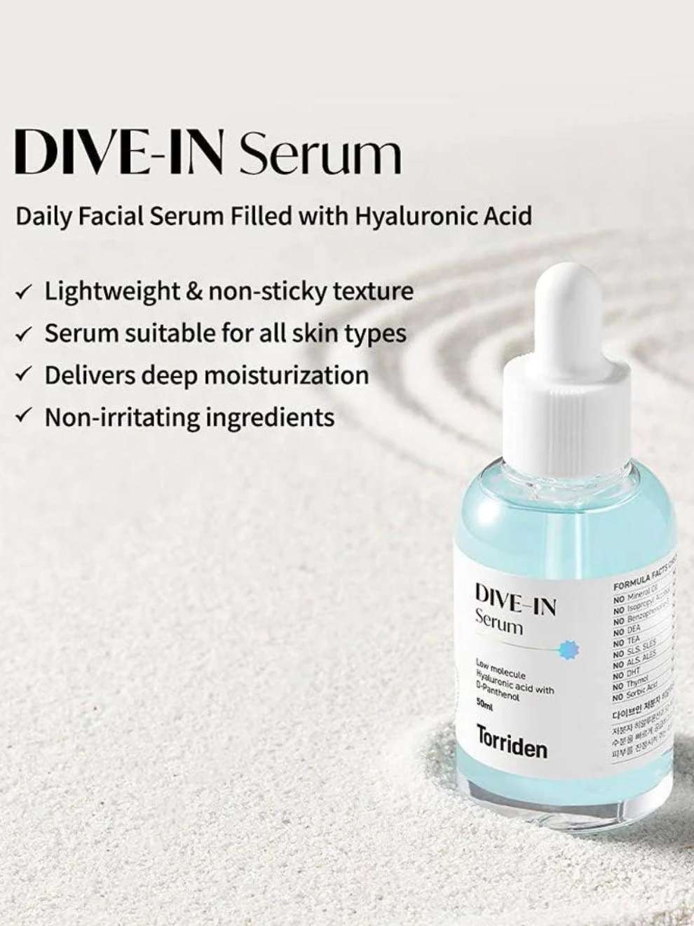 Torriden DIVE-IN Low Molecular Hyaluronic Acid Serum - RunRabbit