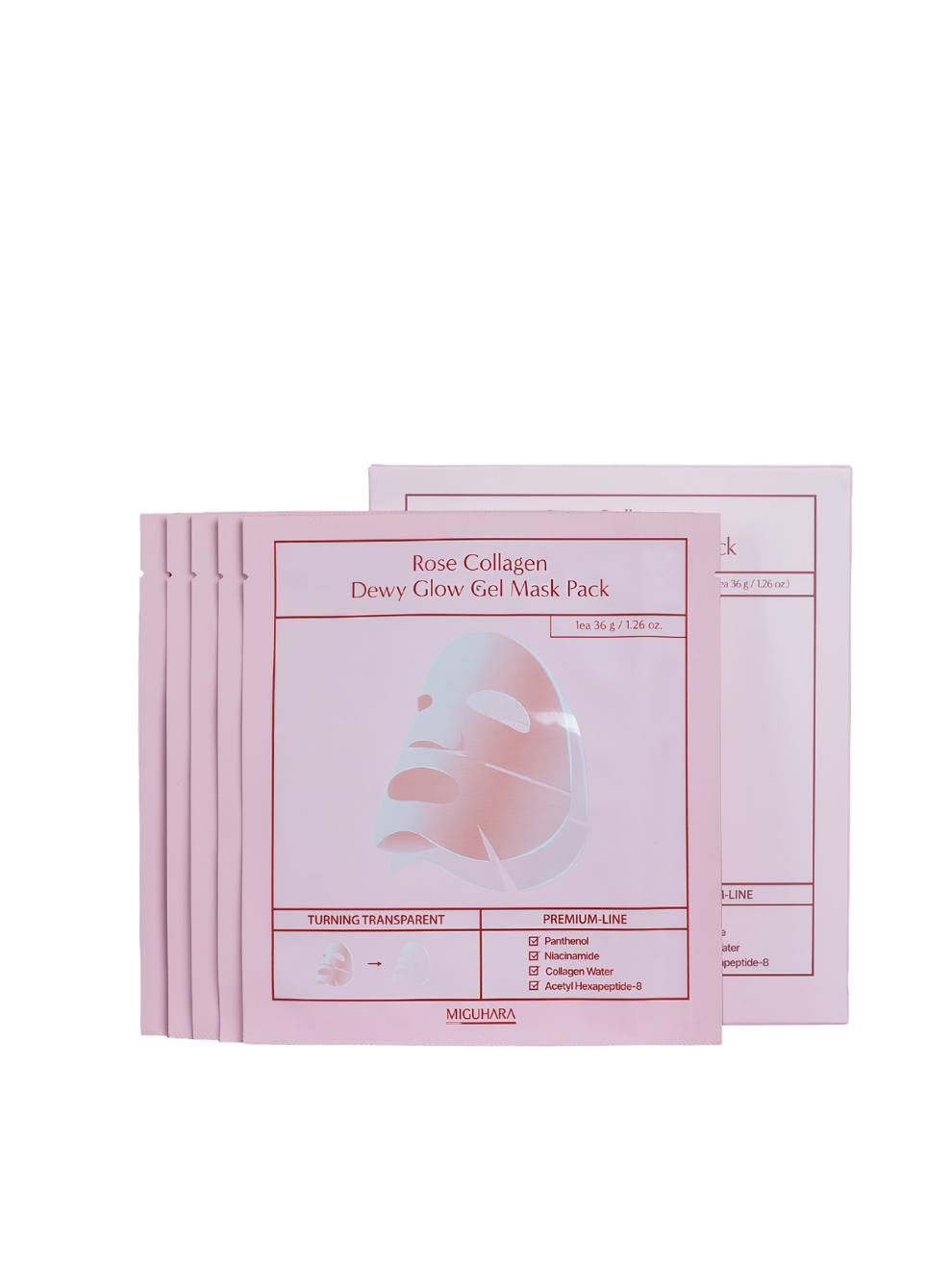 MIGUHARA Rose Collagen Dewy Glow Gel Mask