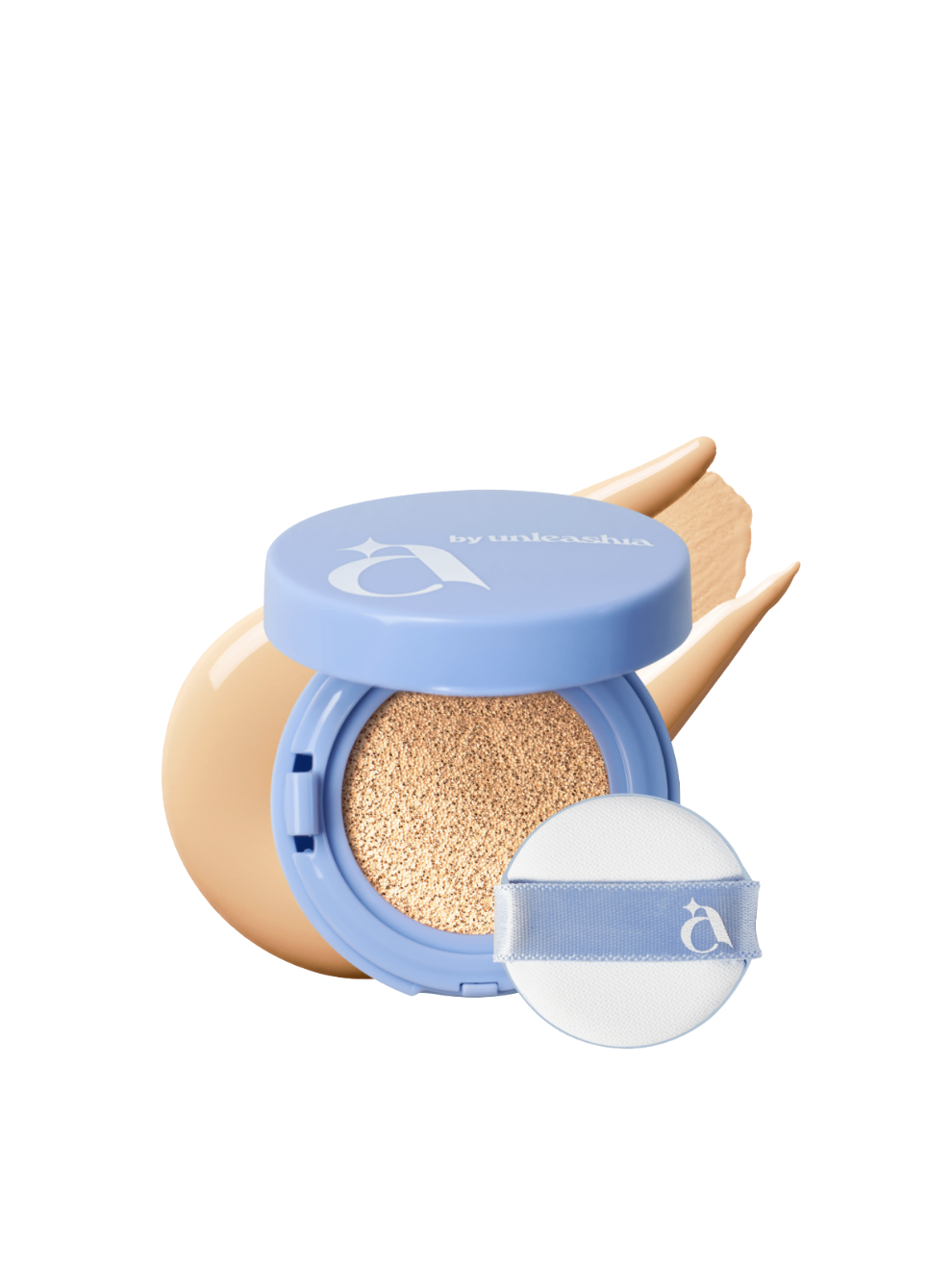 a by Unleashia Hey Dew Blue Cushion | Foundation
