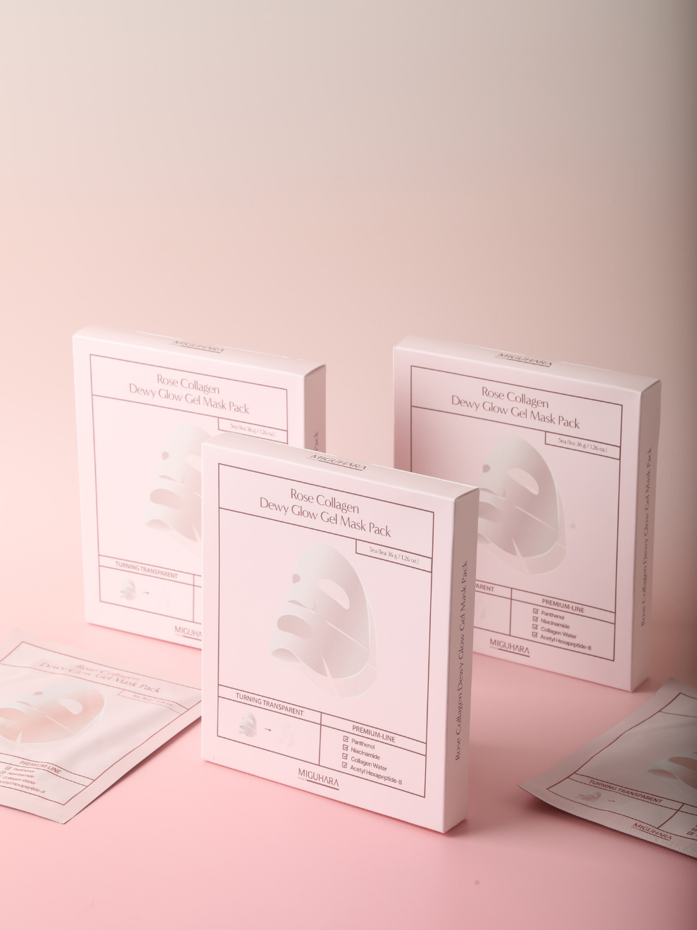 MIGUHARA Rose Collagen Dewy Glow Gel Mask