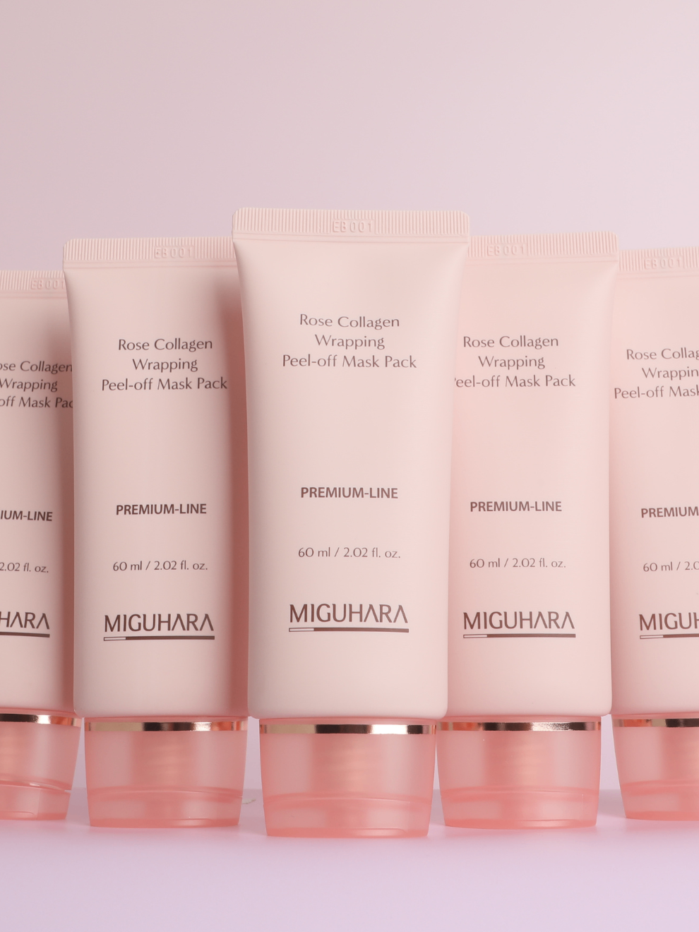 MIGUHARA Rose Collagen Wrapping Peel-off Mask Pack