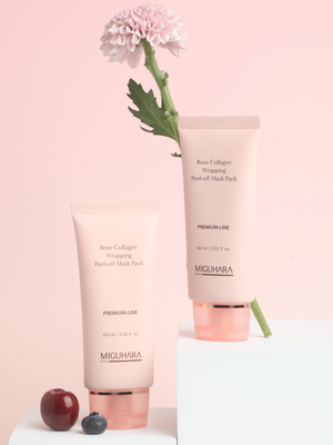 MIGUHARA Rose Collagen Wrapping Peel-off Mask Pack