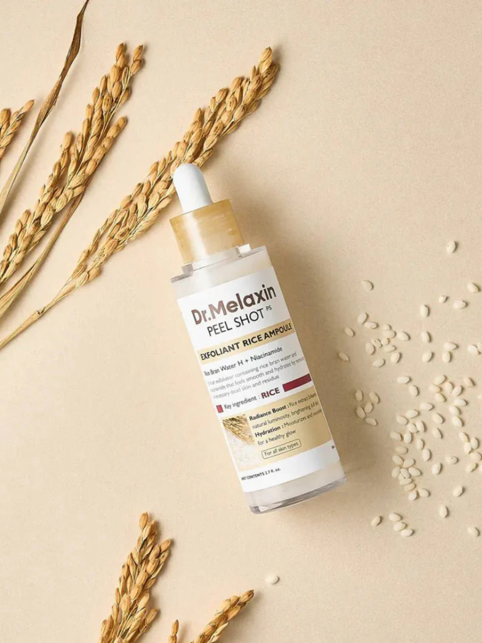 Dr.Melaxin Peel Shot Exfoliant White Rice Ampoule