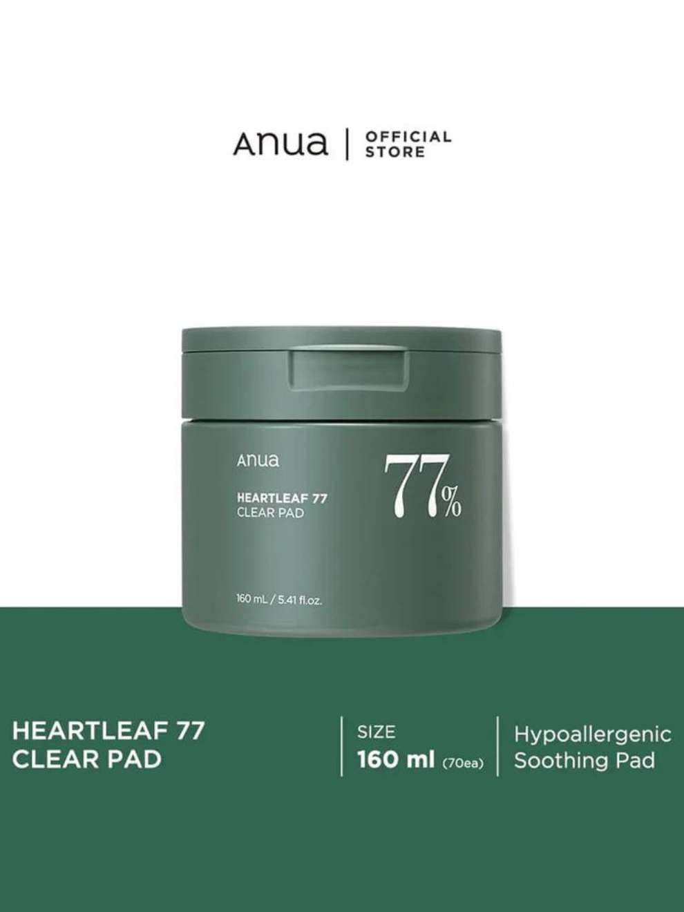 Anua Heartleaf 77% Toner Pad