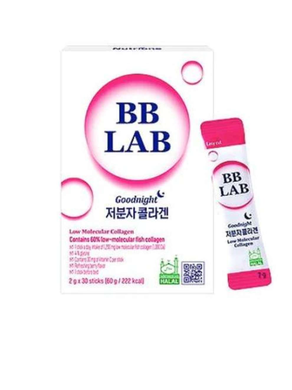 BB LAB Good Night Low Molecular Collagen 2g*30 Sticks