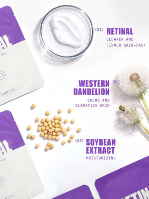 LAPCOS Retinal Resurfacing Sheet Mask
