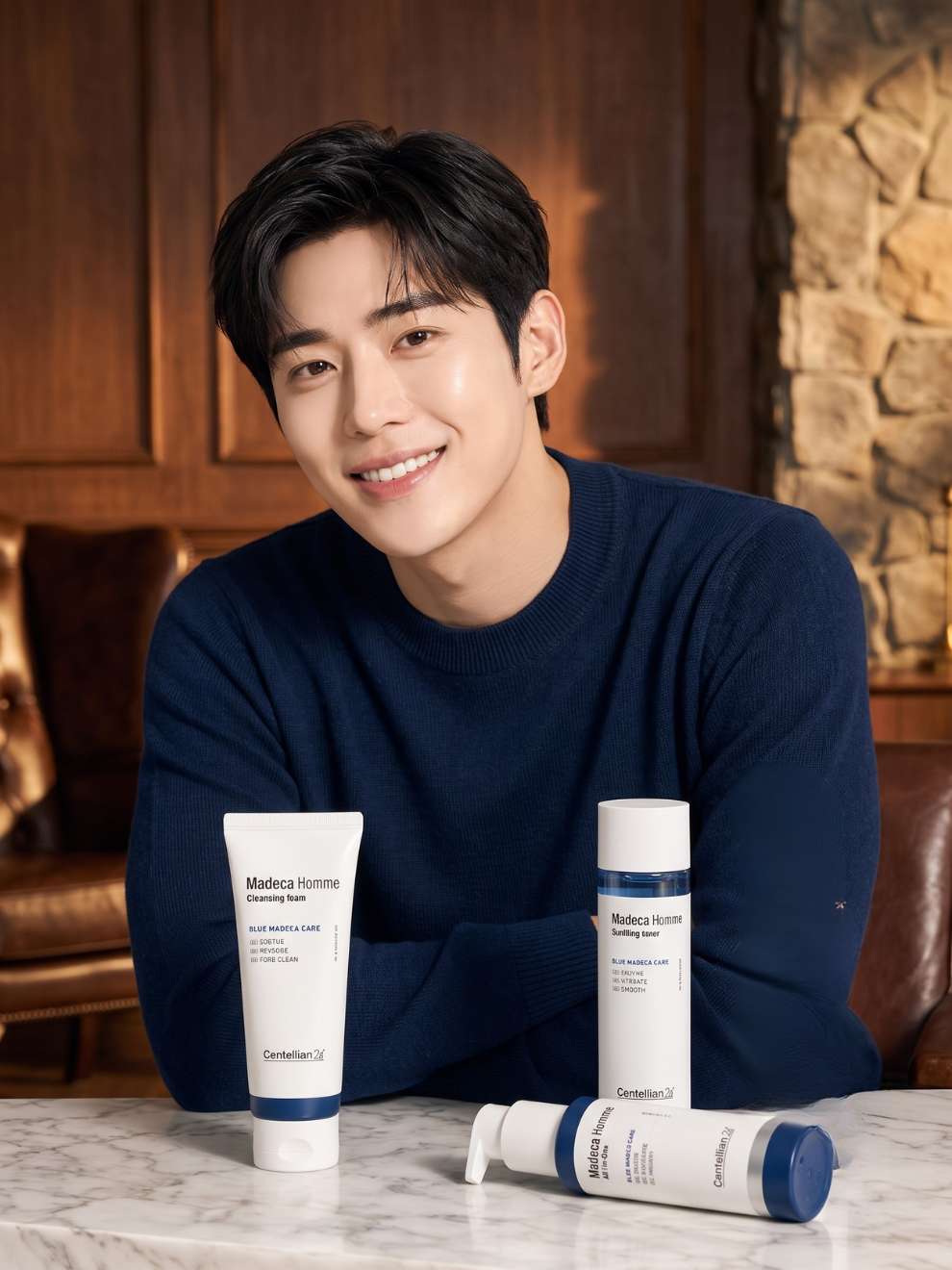 Centellian24 Madeca Homme Men's Skincare Bundle