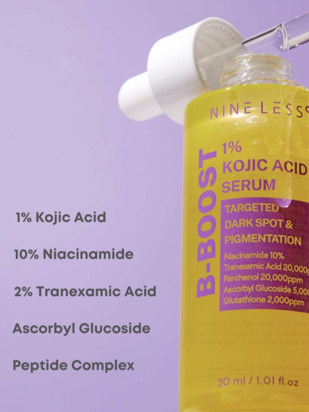NINELESS B-Boost 1% Kojic Acid Serum