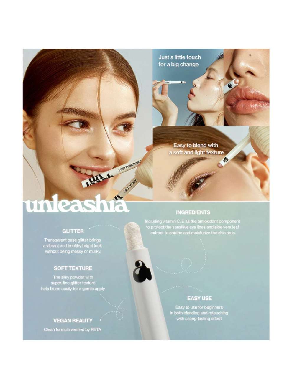 Unleashia Pretty Easy Glitter Stick