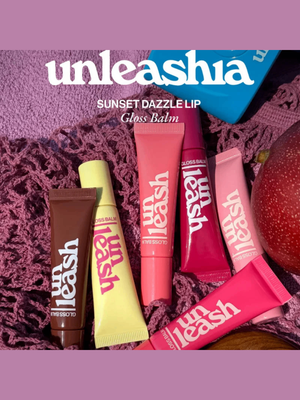 Unleashia Sunset Dazzle Gloss Balm