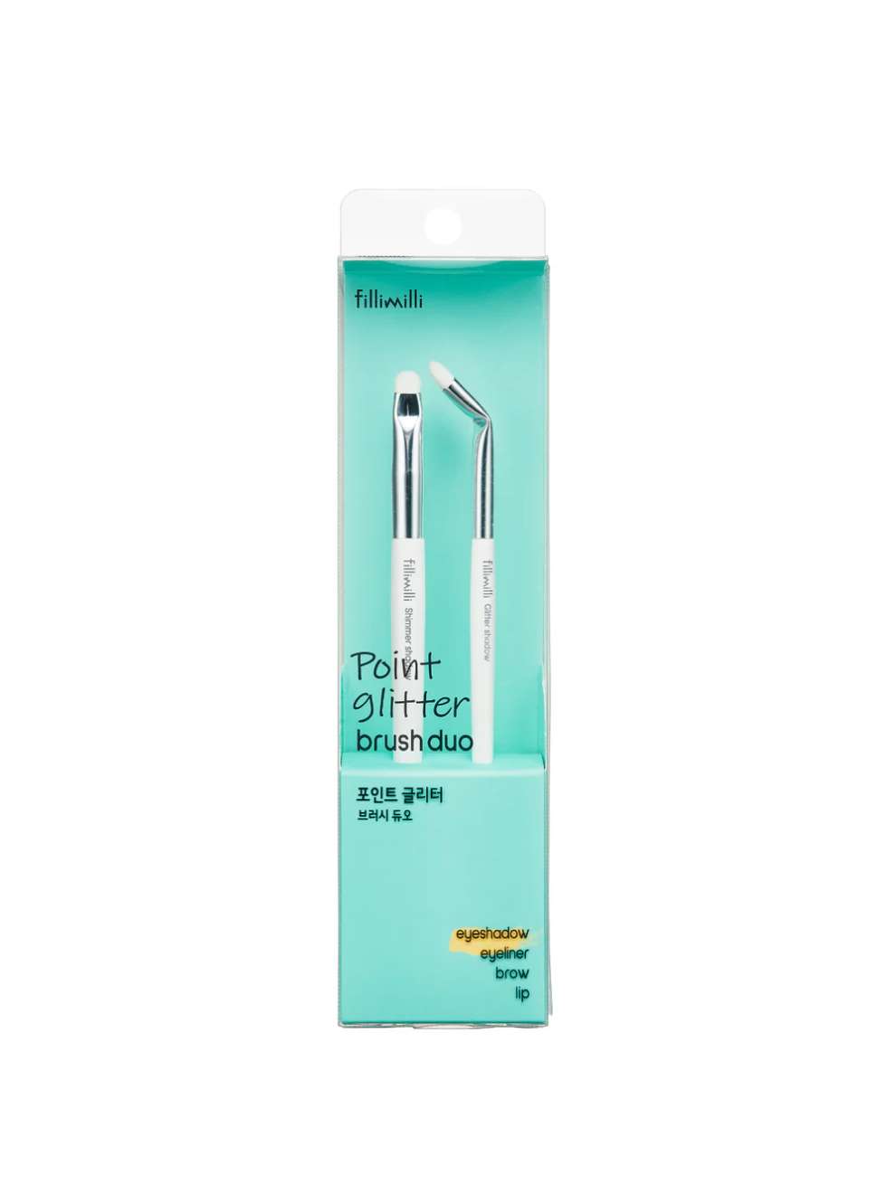 Fillimilli Point Glitter Brush Duo